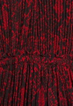 MICHAEL Michael Kors Damen SOFT PYTHON - Cocktailkleid/festliches Kleid - Crimson -MICHAEL Michael Kors 3654999264c34cf9bed1b298e6a23366