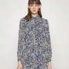 MICHAEL Michael Kors Damen MOD GARDEN - Blusenkleid - Blue -MICHAEL Michael Kors 36b8e030b2d443db90c720b11166bae6