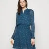 MICHAEL Michael Kors Damen SIG LOGO PRINT DRESS - Blusenkleid - River Blue -MICHAEL Michael Kors 381b350e83c4437da1d1eca8fc7b28f5