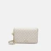 MICHAEL Michael Kors Damen JET SET CHARM ACCORDIAN FLAP XBODY - Umhängetasche - Van/cream