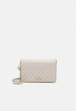 MICHAEL Michael Kors Damen JET SET CHARM ACCORDIAN FLAP XBODY - Umhängetasche - Van/cream