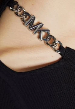 MICHAEL Michael Kors Damen CHAIN CUTOUT FITTED - Strickpullover - Black 17 MICHAEL Michael Kors Damen CHAIN CUTOUT FITTED - Strickpullover - Black -MICHAEL Michael Kors 38b8cefdad354193b9b2333c8062630c