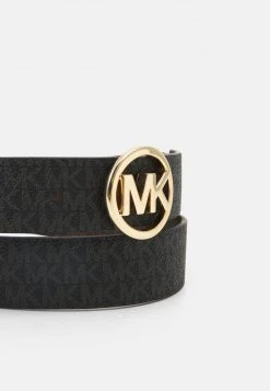 MICHAEL Michael Kors Damen LOGO REVERSIBLE BELT - Gürtel - Black/brown/gold -MICHAEL Michael Kors 38f11d4835e042c99e52d4fec04565ef