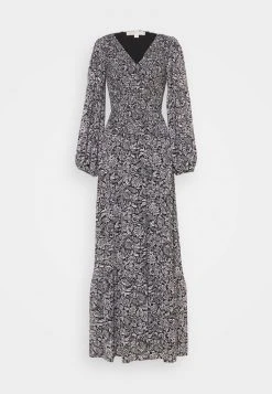 MICHAEL Michael Kors Damen BICOLOR DRESS - Maxikleid - Black/white -MICHAEL Michael Kors 39609a48e9bf4f9486309524ceefcb35