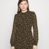 MICHAEL Michael Kors Damen PALMETTO SMOCK DRESS - Freizeitkleid - Smoky Olive -MICHAEL Michael Kors 3b59f02d5d0c415eb0b3895f52d4835f
