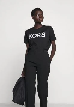 MICHAEL Michael Kors Damen T-Shirt Print - Black/silver -MICHAEL Michael Kors 3cb8143b064c445a87bc22a536d91a0a