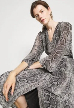 MICHAEL Michael Kors Damen SUPER SNAKE KATE - Blusenkleid - Malachitegry -MICHAEL Michael Kors 3d0b4238eced451cb313626e495a2f32