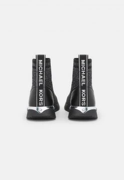 MICHAEL Michael Kors Damen BODIE - Sneaker High - Black/silver -MICHAEL Michael Kors 3d253de9dad84fd7accac49cac98d1a4