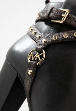 MICHAEL Michael Kors Damen PRESTON BOOTIE - High Heel Stiefelette - Black/brown 11 MICHAEL Michael Kors Damen PRESTON BOOTIE - High Heel Stiefelette - Black/brown -MICHAEL Michael Kors 3fb3801ab15a41b3966b04c9c52c192b