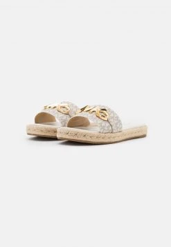 MICHAEL Michael Kors Damen IZZY SLIDE - Pantolette Flach - Vanilla/multi-coloured -MICHAEL Michael Kors 3ff80dca4019404c81cc75858f9d2013