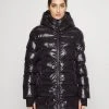 MICHAEL Michael Kors Damen DETAIL COAT WITH HORIZONTAL QUILTING ZIPPER - Wintermantel - Black -MICHAEL Michael Kors 40a599387881484e8194dd139d12bc6a