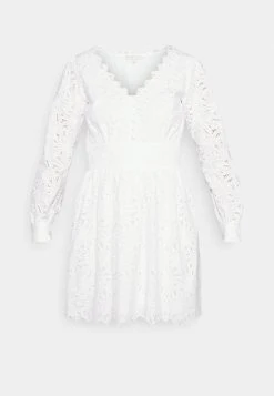 MICHAEL Michael Kors Damen PALM EYELET - Freizeitkleid - White -MICHAEL Michael Kors 414608c44dc54ecab73ad37fabb179c0