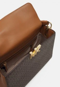 MICHAEL Michael Kors Damen KARLIEMD SATCHEL - Handtasche - Brown -MICHAEL Michael Kors 4677ac981e95470e901e80eb47e8865c