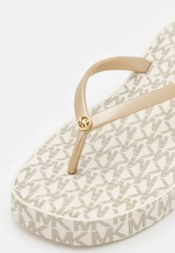 MICHAEL Michael Kors Damen LILO - Zehentrenner - Vanilla/pale Gold -MICHAEL Michael Kors 4986694665c74438b14eba9821bd49bd