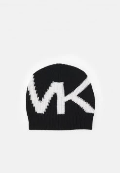 MICHAEL Michael Kors Damen LOGO BEANIE - Mütze - Black/white