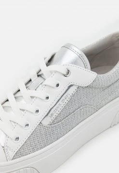MICHAEL Michael Kors Damen OSCAR LACE UP - Sneaker Low - Silver -MICHAEL Michael Kors 4bbaecc671e54e5aa22cd01be5ec9262