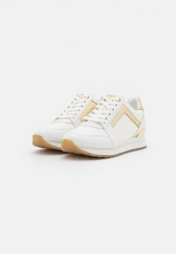 MICHAEL Michael Kors Damen BILLIE TRAINER - Sneaker Low - Optic White/gold -MICHAEL Michael Kors 4d370019d3134c30bde658de0a7d2475