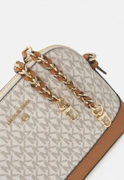 MICHAEL Michael Kors Damen JET CHARM DOME - Umhängetasche - Vanilla/acorn -MICHAEL Michael Kors 4f34dc2ed39f44cbbe64815710d0117e