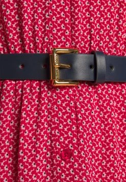 MICHAEL Michael Kors Damen PRINTED BELTED SHIFT DRESS - Blusenkleid - Crimson -MICHAEL Michael Kors 4f79d422fe7842c8b1cc4f337ca00e16