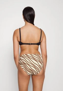 MICHAEL Michael Kors Damen DIAGONAL BELT HIGH LEG BOTTOM - Bikini-Hose - Bone -MICHAEL Michael Kors 4ff293238a774be2ab4ae5d3499ad159