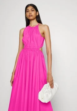 MICHAEL Michael Kors Damen HALTER MIDI DRESS - Freizeitkleid - Cerise -MICHAEL Michael Kors 51291105cac048c28e31c7fee4467d47