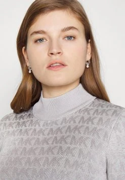 MICHAEL Michael Kors Damen Cocktailkleid/festliches Kleid - Mottled Dark Grey -MICHAEL Michael Kors 520848c10bc94c24a9322fe0f44f4ddd