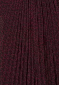 MICHAEL Michael Kors Damen PLEATED SKIRT - A-Linien-Rock - Dark Ruby -MICHAEL Michael Kors 526bd6282ef0448dbb95f0228fd94df5