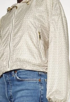 MICHAEL Michael Kors Damen LOGO CROP - Bomberjacke - Bone -MICHAEL Michael Kors 528002af8ae44da4a1d47221898e6d85