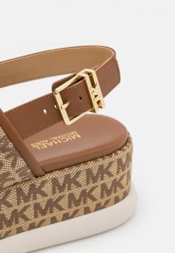 MICHAEL Michael Kors Damen PRESLEY - Plateausandalette - Beige/ebony -MICHAEL Michael Kors 5364e347402e429d9d5b57557706f46f