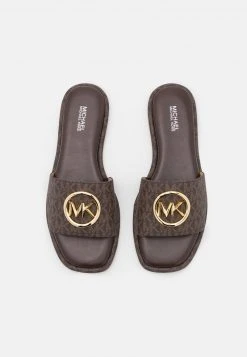 MICHAEL Michael Kors Damen HAYWORTH SLIDE - Pantolette Flach - Brown 13 MICHAEL Michael Kors Damen HAYWORTH SLIDE - Pantolette Flach - Brown -MICHAEL Michael Kors 58316043c23845ab865918318603e5bf