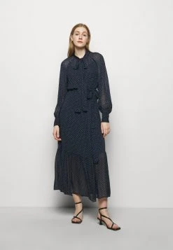 MICHAEL Michael Kors Damen PERFECTION DOTS DRESS - Maxikleid - Dark Blue