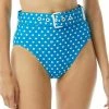 MICHAEL Michael Kors Damen DOT HIGH WAIST - Bikini-Hose - Cyan Blue