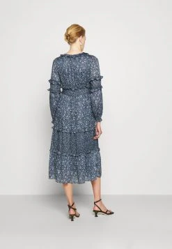 MICHAEL Michael Kors Damen MAXI DRESS WITH MINI RUFFLES - Maxikleid - Chambray 9 MICHAEL Michael Kors Damen MAXI DRESS WITH MINI RUFFLES - Maxikleid - Chambray -MICHAEL Michael Kors 59920fe379d540bbbf4799dcbdc45bdd