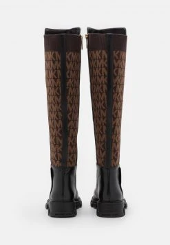 MICHAEL Michael Kors Damen RIDLEY BOOT - Overknees - Black/brown -MICHAEL Michael Kors 5a7e90aed2114b7c8ebb35d10525c4de