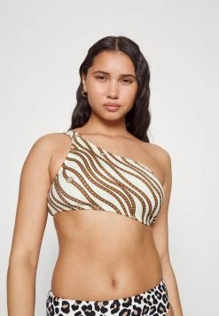 MICHAEL Michael Kors Damen DIAGONAL BELT LOGO RING ONESHOULDER - Bikini-Top - Bone 12 MICHAEL Michael Kors Damen DIAGONAL BELT LOGO RING ONESHOULDER - Bikini-Top - Bone -MICHAEL Michael Kors 5ab1b827254d49c2b0e16175965bc1ae