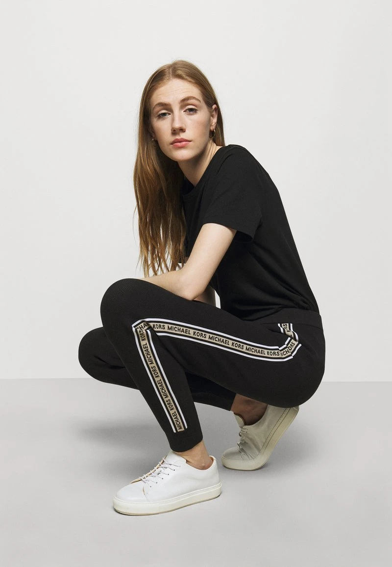 MICHAEL Michael Kors Damen LOGO TAPE JOGGER - Jogginghose - Black 6 MICHAEL Michael Kors Damen LOGO TAPE JOGGER - Jogginghose - Black - Image 4