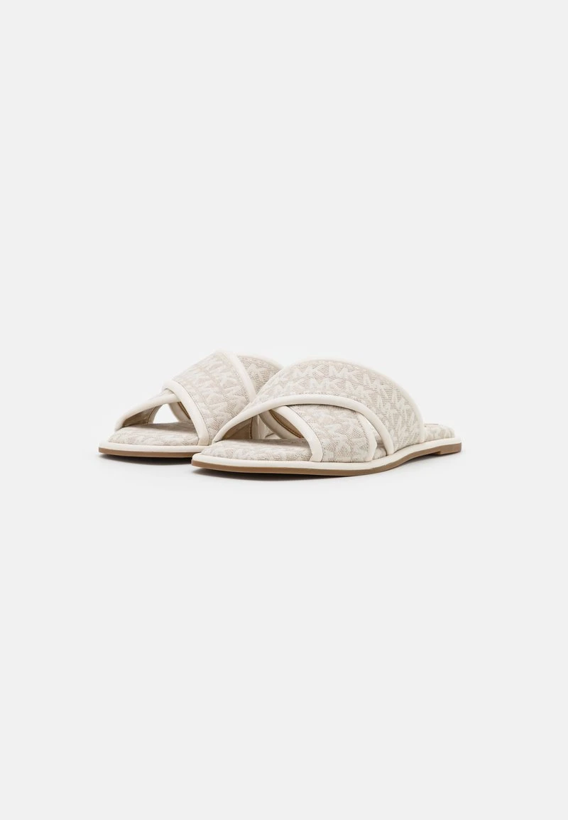 MICHAEL Michael Kors Damen GIDEON SLIDE - Pantolette Flach - Natural 5 MICHAEL Michael Kors Damen GIDEON SLIDE - Pantolette Flach - Natural - Image 3