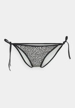 MICHAEL Michael Kors Damen MINI LEOPARD SIDE TIE BOTTOM - Bikini-Hose - Black -MICHAEL Michael Kors 5dfa261729ef4a81a2315abe0dcf67dd