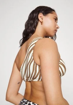 MICHAEL Michael Kors Damen DIAGONAL BELT LOGO RING ONESHOULDER - Bikini-Top - Bone 15 MICHAEL Michael Kors Damen DIAGONAL BELT LOGO RING ONESHOULDER - Bikini-Top - Bone -MICHAEL Michael Kors 5e02a11c5d6c4d779680bfcfeb8e6681