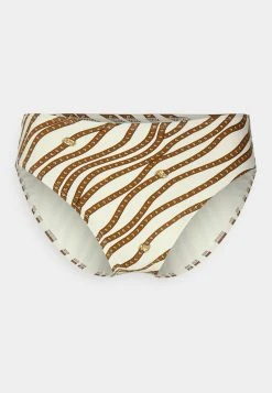 MICHAEL Michael Kors Damen DIAGONAL BELT HIGH LEG BOTTOM - Bikini-Hose - Bone -MICHAEL Michael Kors 5ee0a71591014312b02902983bdb2c4a