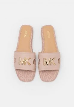 MICHAEL Michael Kors Damen KIPPY SLIDE - Pantolette Flach - Soft Pink -MICHAEL Michael Kors 5fa0b6e2d28c4b7da3161b07f43edad0