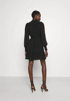 MICHAEL Michael Kors Damen SWISS DOT SMOCKED DRESS - Freizeitkleid - Black -MICHAEL Michael Kors 6121b85f0990406e91fb6c6dc2036ad2