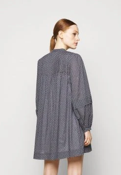 MICHAEL Michael Kors Damen LAWN - Blusenkleid - Blue -MICHAEL Michael Kors 61adf51efd464ecfad8f4b34f466c1cd