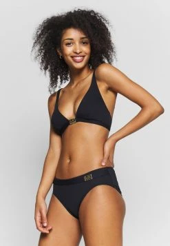 MICHAEL Michael Kors Damen LOGO SOLIDS BELTED - Bikini-Hose - Black -MICHAEL Michael Kors 6262c9d0c07d4fb9a78f456901b94fae
