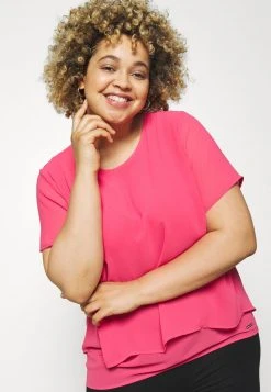 MICHAEL Michael Kors Damen SPLIT BACK - Bluse - Rose/pink -MICHAEL Michael Kors 62edd2e286554ac197de82e944cd1369