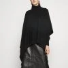 MICHAEL Michael Kors Damen ASYM PONCHO - Cape - Black -MICHAEL Michael Kors 66ed10786f2b4a218f3668d19cb7bda1