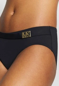 MICHAEL Michael Kors Damen LOGO SOLIDS BELTED - Bikini-Hose - Black -MICHAEL Michael Kors 675c10cbbfca4a45b94ac9f7d4b755df