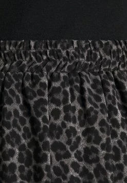 MICHAEL Michael Kors Damen CHEETAH MINI SKIRT - Minirock - Malachitegry -MICHAEL Michael Kors 68733c5a6e7c454baab3dc18c7d1550e