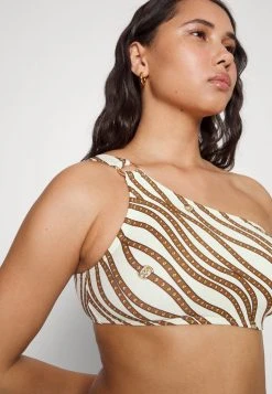 MICHAEL Michael Kors Damen DIAGONAL BELT LOGO RING ONESHOULDER - Bikini-Top - Bone 13 MICHAEL Michael Kors Damen DIAGONAL BELT LOGO RING ONESHOULDER - Bikini-Top - Bone -MICHAEL Michael Kors 69e8d20e016848dc90b191db89fb6662