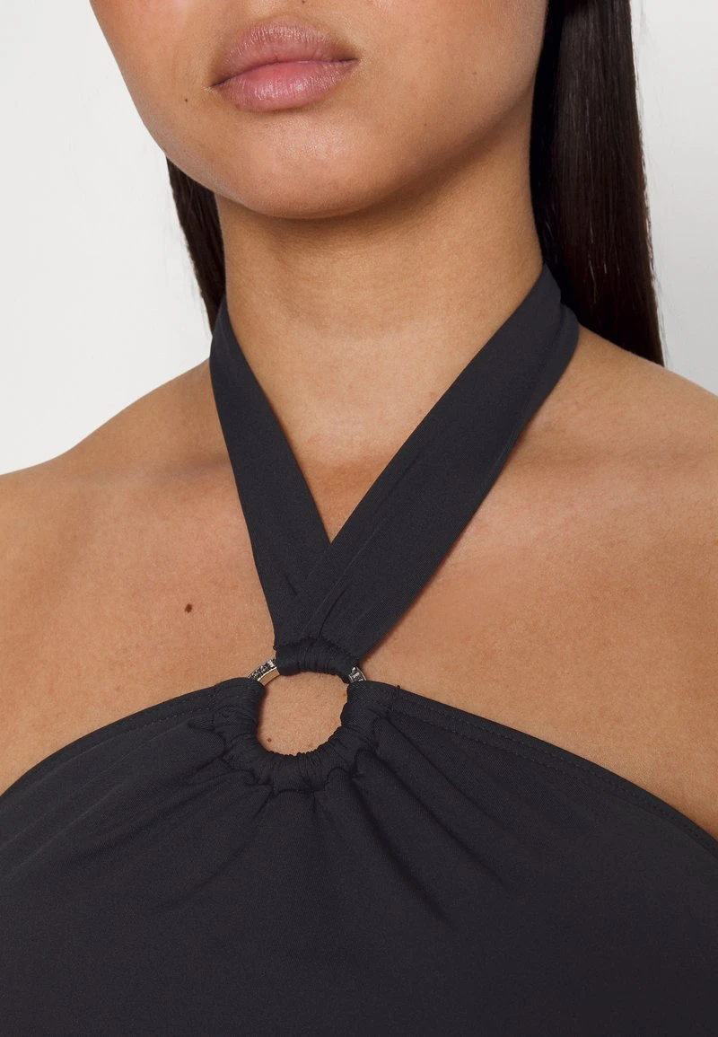 MICHAEL Michael Kors Damen ICONIC SOLIDS LOGO RING BLOUSON ONEPIECE - Badeanzug - Black 8 MICHAEL Michael Kors Damen ICONIC SOLIDS LOGO RING BLOUSON ONEPIECE - Badeanzug - Black - Image 6